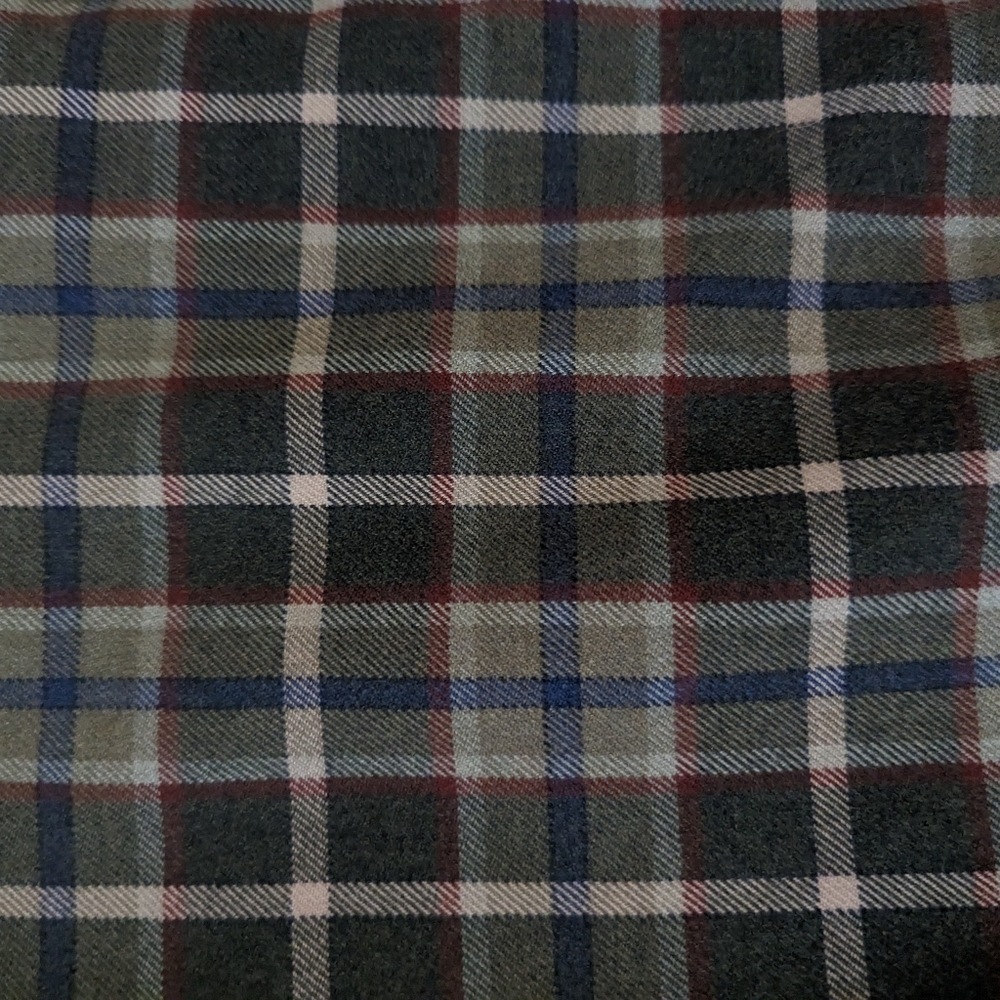 VTG J.Crew Heavy Duty Flannel Lined Tan Chore Barn Utility Coat Men's Large - Picture 7 of 13